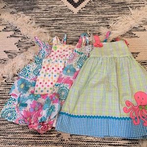 2t summer dress bundle of 4 dresses